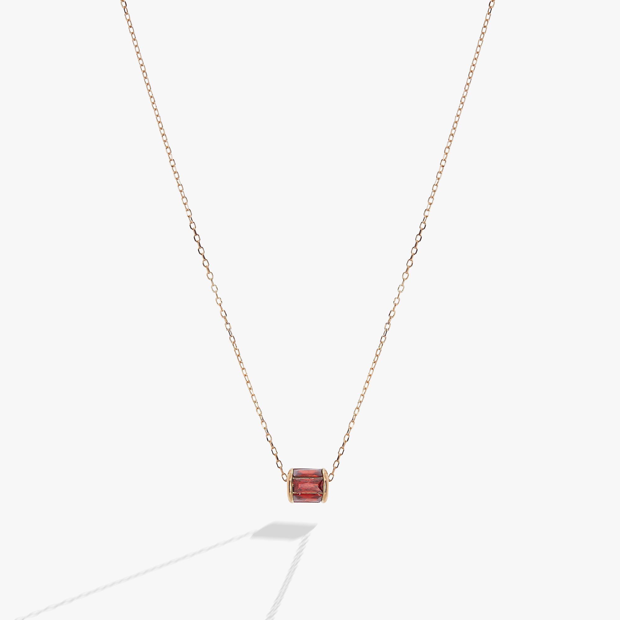 Image of January Birthstone Precious Pendant Necklace