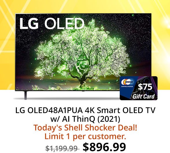 LG OLED48A1PUA 4K Smart OLED TV w/ AI ThinQ (2021)