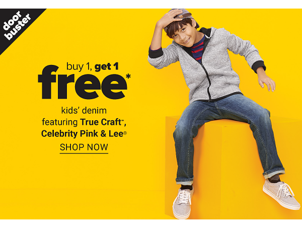 BOGO free kids denim ft. TC, celebrity pink and lee - Shop Now