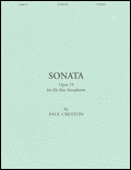 Creston - Sonata, Opus 19 for Eb Alto Saxophone