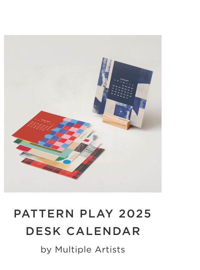 Pattern Play: 2025 Desk Calendar