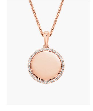 Disc Diamond Pendant