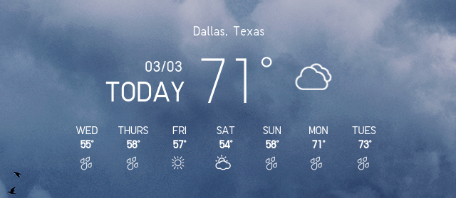 TOPBANNER - 7 DAYS WEATHER FORECAST