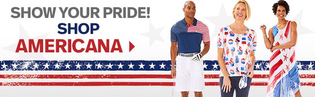 Show your Pride! Shop Americana