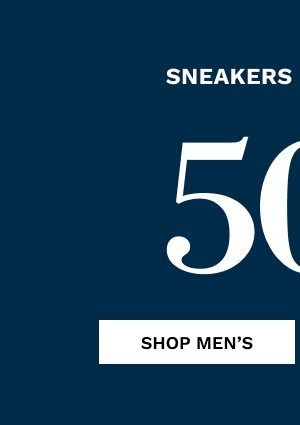 Shop Men's Sneakers Up to 50% Off