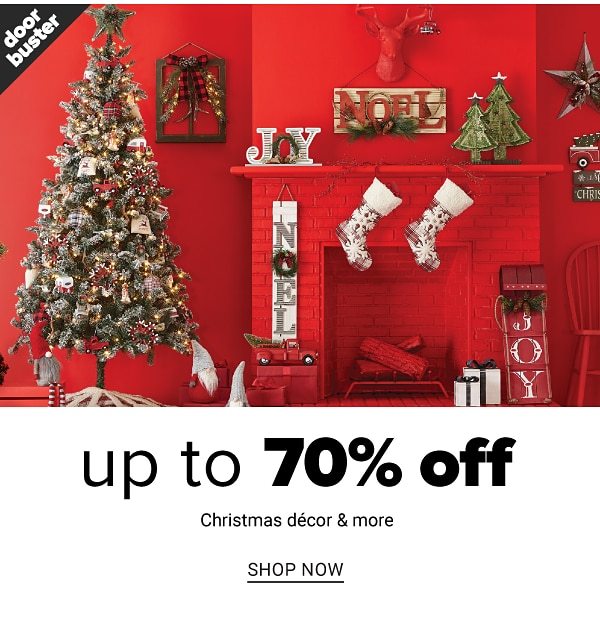 Up to 70% off Christmas Decor & Dinnerware - Shop Now