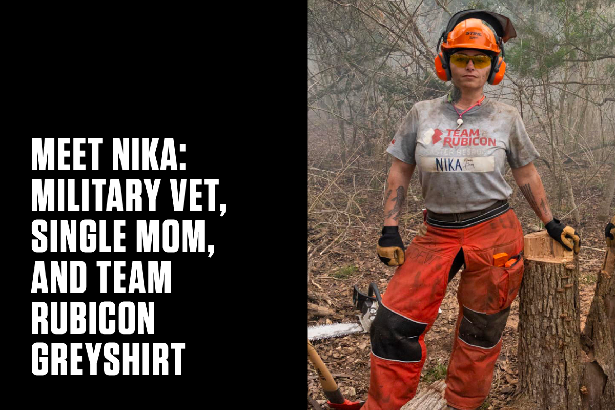 MEET NIKA: MILITARY VET, SINGLE MOM, AND TEAM RUBICON GREySHIRT