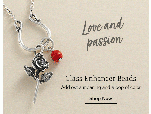 Glass Enhancer Beads - Add extra meaning and a pop of color. Shop Now