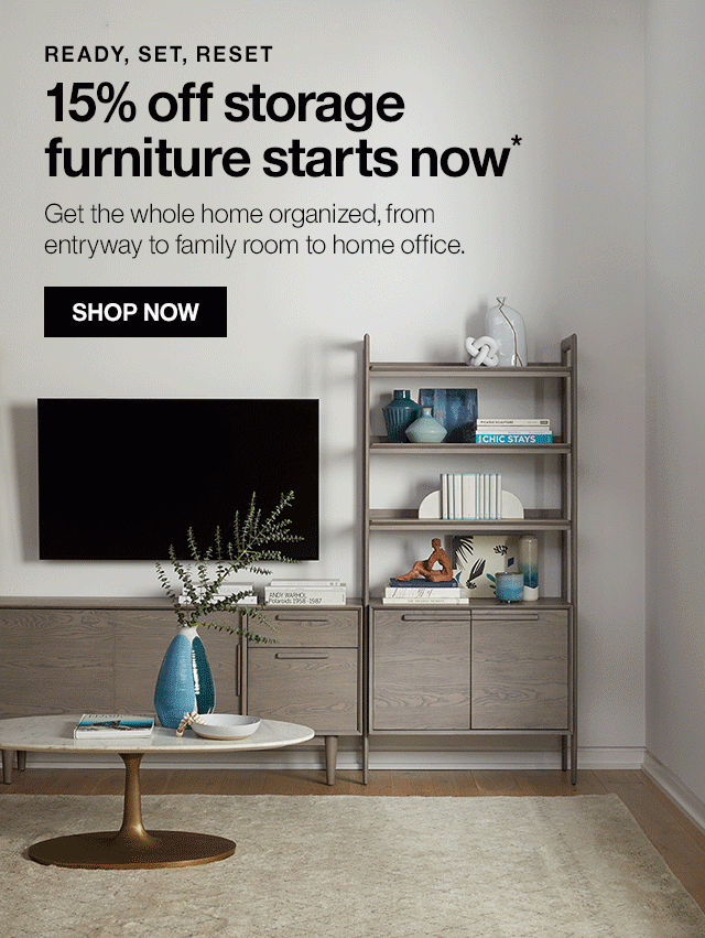 Starts Now 15 Off Storage Furniture Crate And Barrel Email Archive