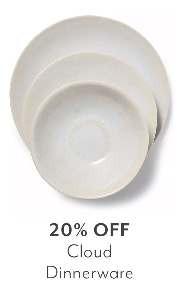 Cloud Dinnerware