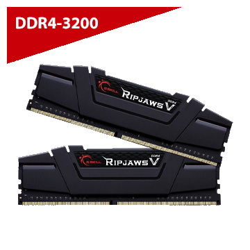 G.Skill Ripjaws V 16GB (2 x 8GB) DDR4-3200 PC4-25600 CL16 Dual Channel Desktop Memory Kit