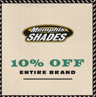 10% off Memphis Shades