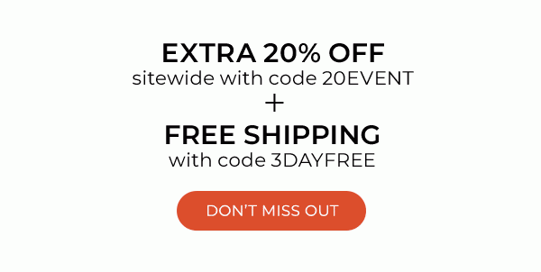 Free shipping and 20% off!