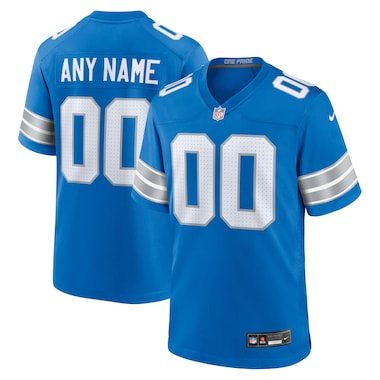  Nike Blue Custom Game Jersey