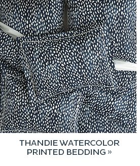 Thandie Watercolor Printed Bedding