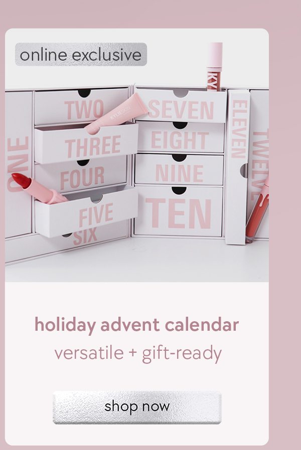 shop the holiday advent calendar