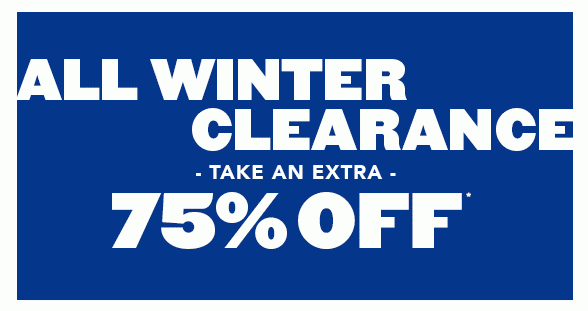 All Winter Clearance Extra 75% Off