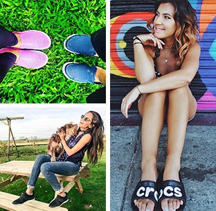 Tag your photos @Crocs #ComeAsYouAre