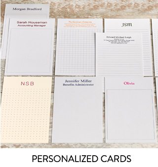 Shop Personalized 3 x 5 Vertical Note Cards (Set of 250)