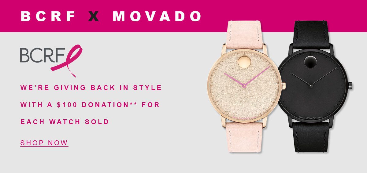 BCRF x Movado