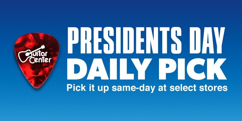 Presidents day deals guitar sale