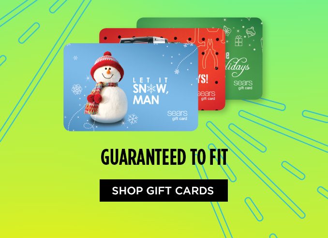 GUARANTEED TO FIT | SHOP GIFT CARDS