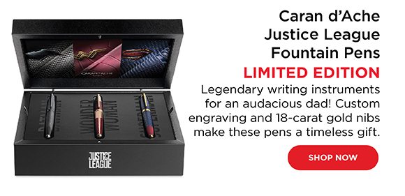Caran d'Ache Justice League Fountain Pens - Limited Edition