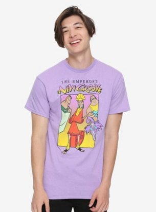 THE EMPEROR'S NEW GROOVE PURPLE TEE