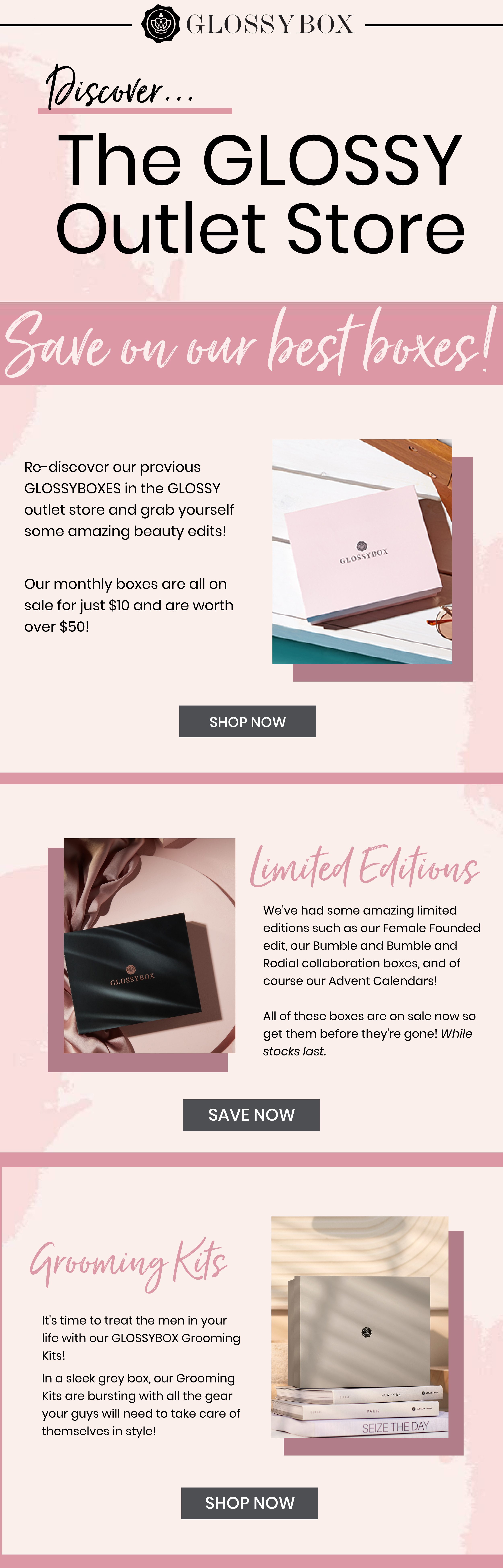 GLOSSYBOX US Outlet