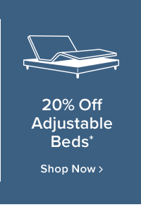20% off adjustable beds