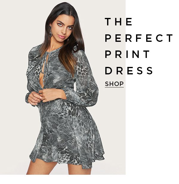 The Perfect Print Dress