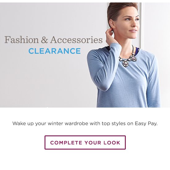Fashion & Accessories Clearance