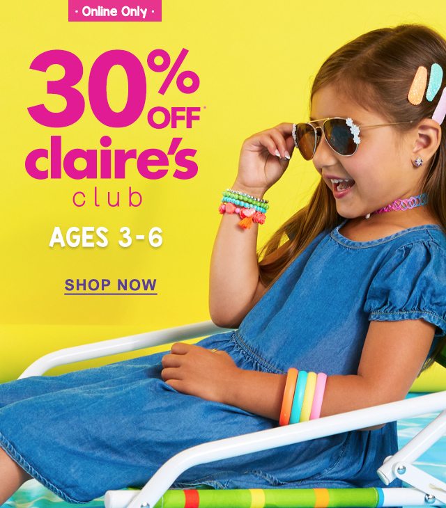 Claire's Club Collection - Kids Ages 3 to 6 Years