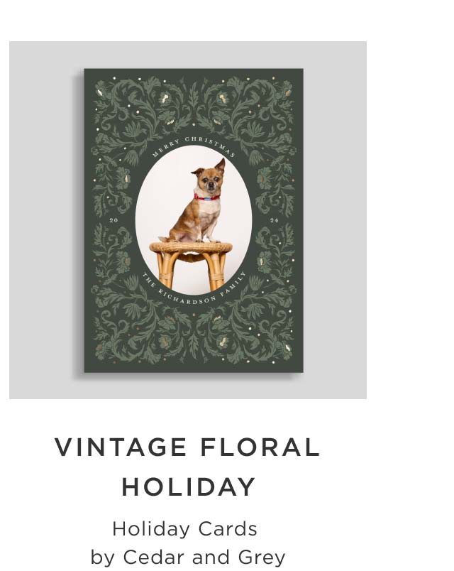 Vintage Floral Holiday