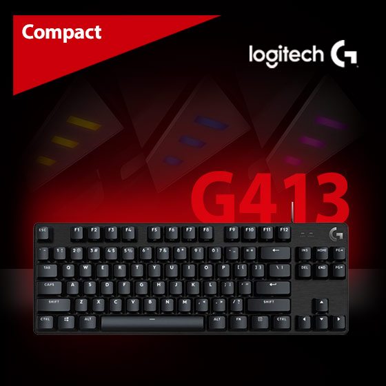 Logitech G G413 TKL SE Compact Mechanical Gaming Keyboard