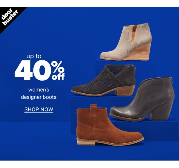 Up to 40% Off Women's Designer Boots - Shop Now