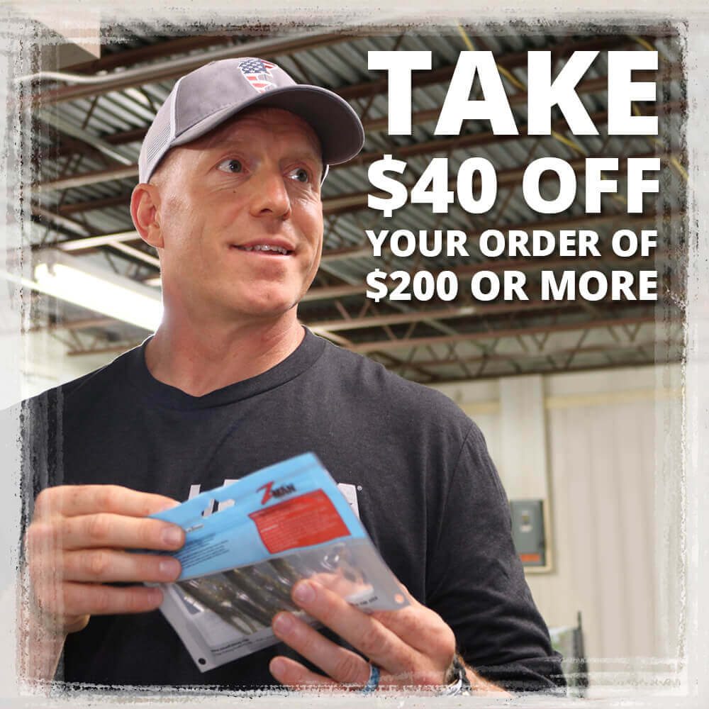 Reel in $40 savings on your order of $200 or more and get back to fishing! 