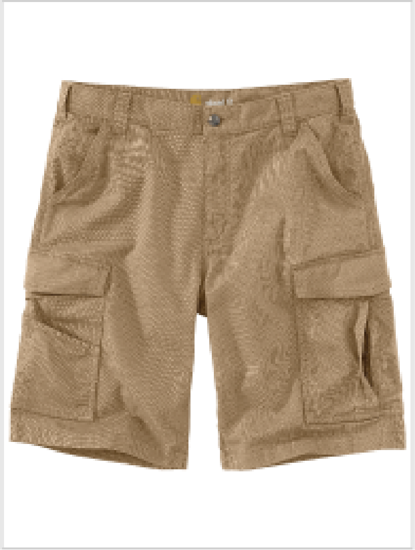 MEN'S RUGGED FLEX® CANVAS CARGO WORK SHORT