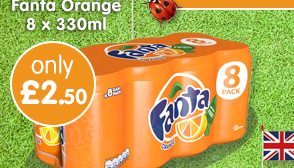 Fanta Orange 8 x 330ml