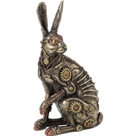 Steampunk Jackrabbit Statue