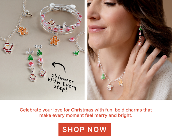 Holly Jolly | Celebrate your love for Christmas with fun, bold charms that make every moment feel merry and bright.