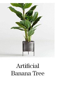 Artificial banana tree