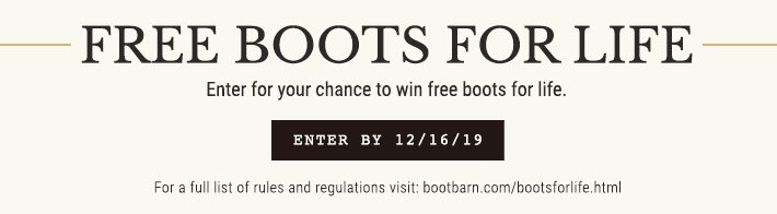 Boots For Life - Shop Now »