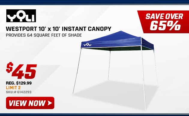 Yoli Westport 64 Instant Canopy