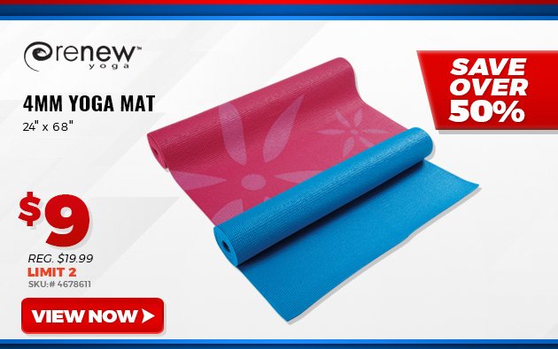 RENEW 4MM YOGA MAT