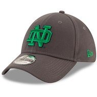 Men's New Era Charcoal Notre Dame Fighting Irish Basic 39THIRTY Flex Hat