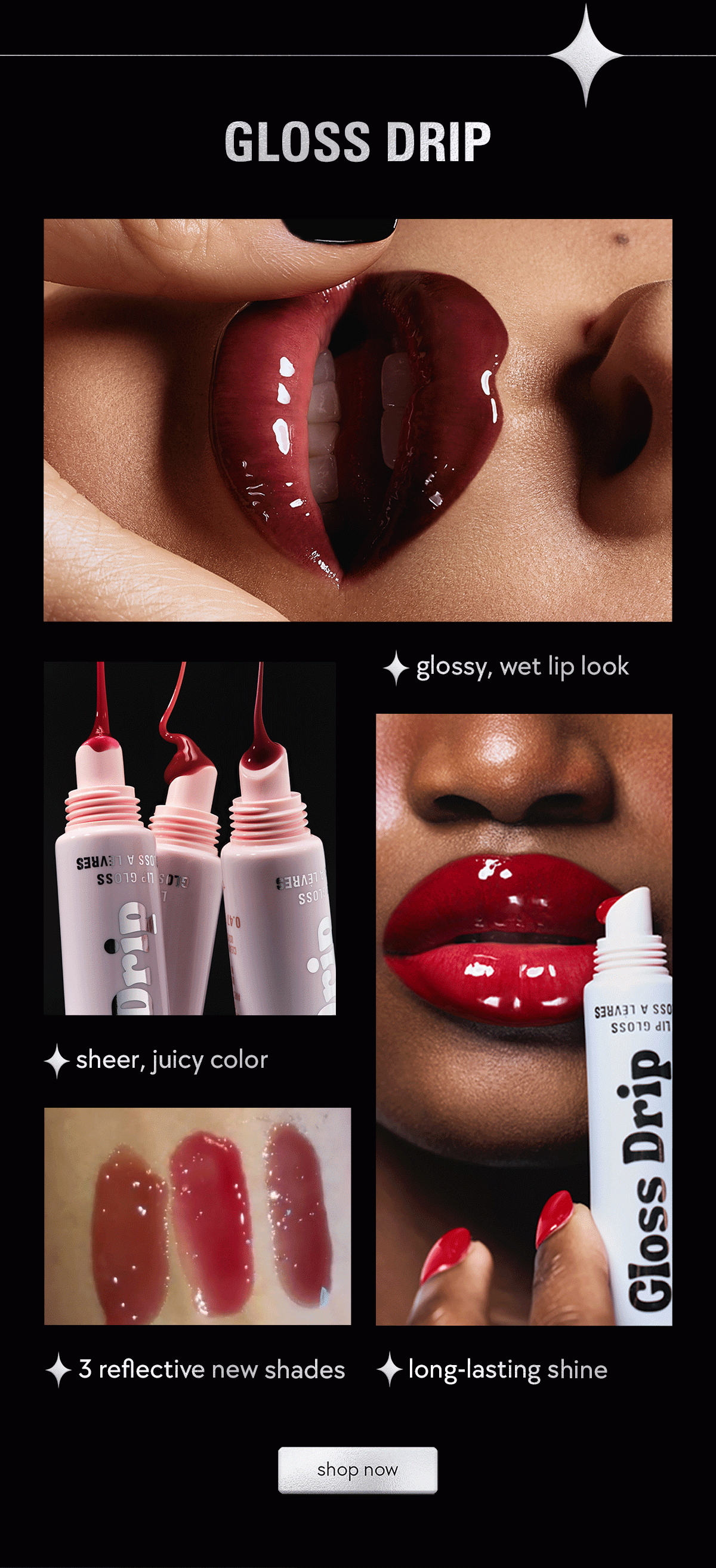 shop new gloss drip shades