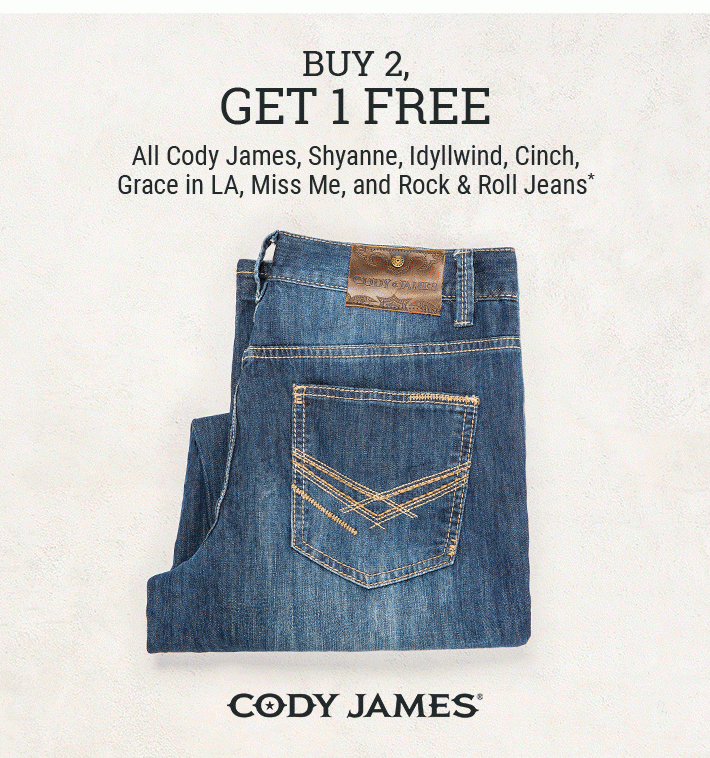 Buy 2 Get 1 Free - Shop Jeans »