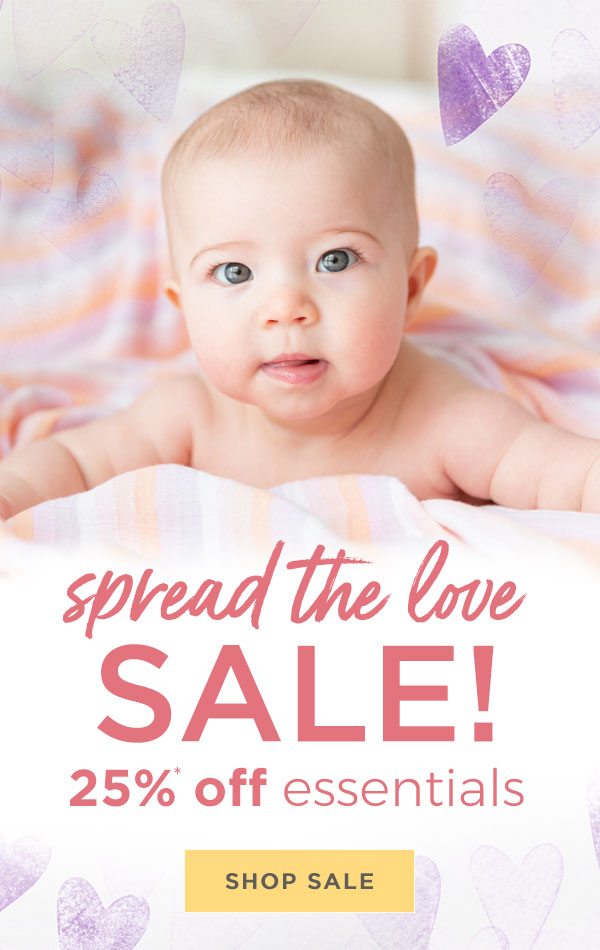 Spread the love SALE! 25% off essentials