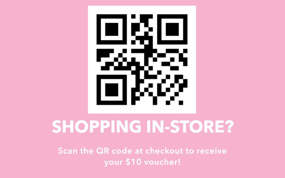 Shopping in-store? Scan code at checkout!